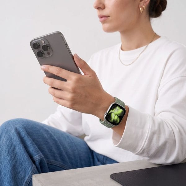 Λουράκι Apple Watch 44/45/46/49mm Tech-Protect NylonMag Pistachio - Image 5