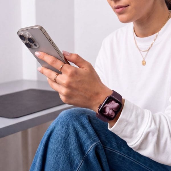 Λουράκι Apple Watch 40/41/42mm Tech-Protect Silicone Deep Burgundy - Image 4