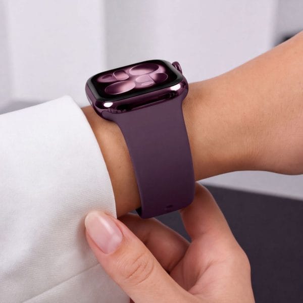 Λουράκι Apple Watch 40/41/42mm Tech-Protect Silicone Deep Burgundy - Image 8