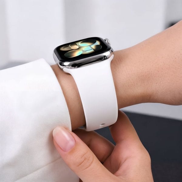 Λουράκι Apple Watch 40/41/42mm Tech-Protect Silicone White - Image 8