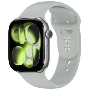 Λουράκι Apple Watch 44/45/46/49mm Tech-Protect Silicone Lunar Grey