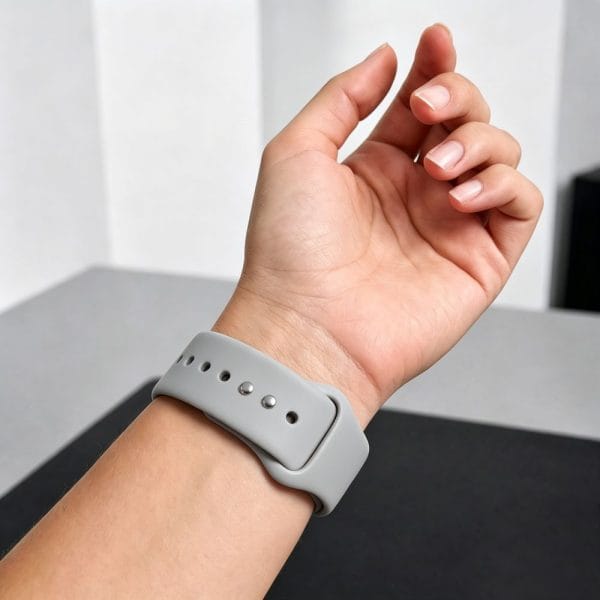 Λουράκι Apple Watch 44/45/46/49mm Tech-Protect Silicone Lunar Grey - Image 5