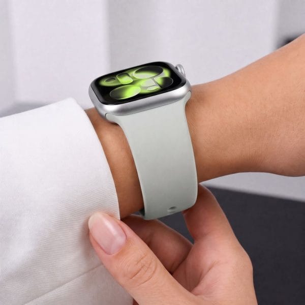 Λουράκι Apple Watch 44/45/46/49mm Tech-Protect Silicone Lunar Grey - Image 6