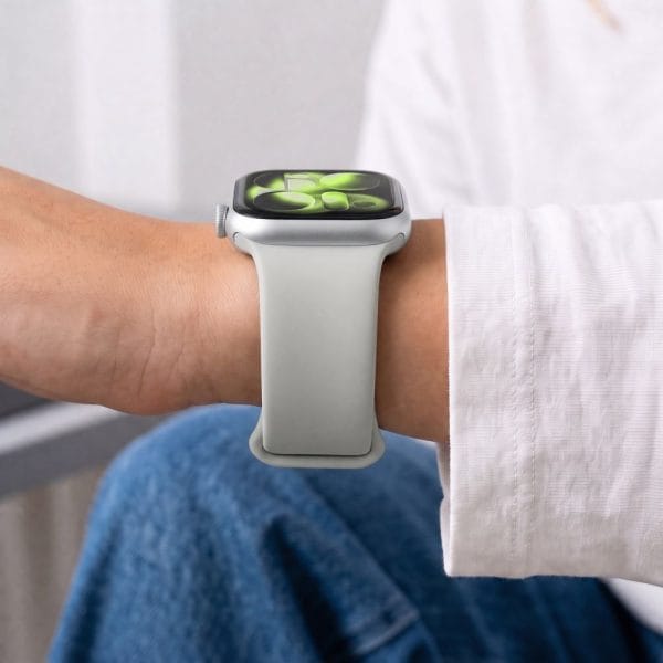Λουράκι Apple Watch 44/45/46/49mm Tech-Protect Silicone Lunar Grey - Image 8
