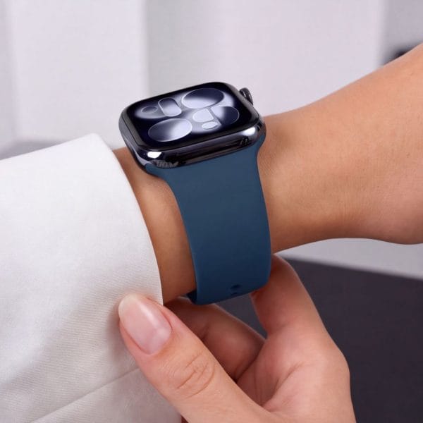 Λουράκι Apple Watch 44/45/46/49mm Tech-Protect Silicone Navy Blue - Image 8