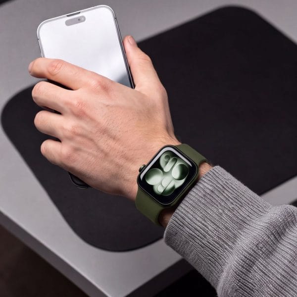 Λουράκι Apple Watch 44/45/46/49mm Tech-Protect Silicone Olive Green - Image 7