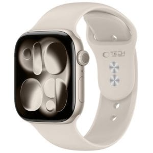Λουράκι Apple Watch 44/45/46/49mm Tech-Protect Silicone Starlight