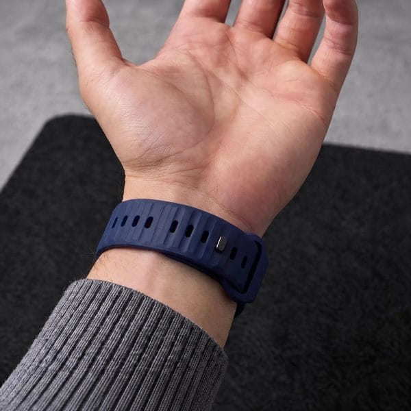 Λουράκι Apple Watch 44/45/46/49mm Tech-Protect Silicone Line Atlantic Blue - Image 5