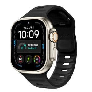Λουράκι Apple Watch 44/45/46/49mm Tech-Protect Silicone Line Black