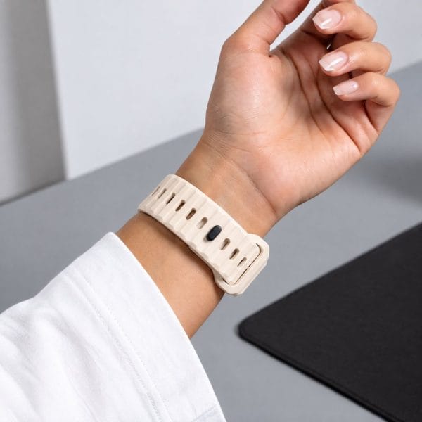 Λουράκι Apple Watch 44/45/46/49mm Tech-Protect Silicone Line Stone - Image 5