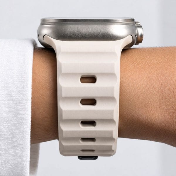 Λουράκι Apple Watch 44/45/46/49mm Tech-Protect Silicone Line Stone - Image 7