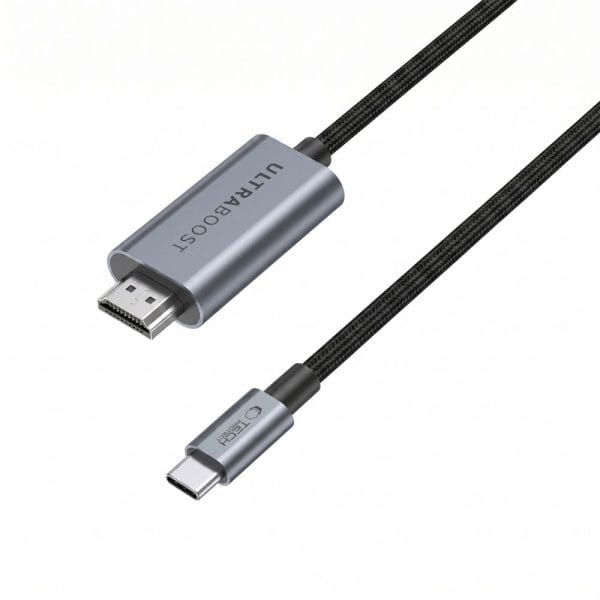 Καλώδιο USB-C σε HDMI 2.1 Tech-Protect UltraBoost 8K 60Hz 3m Iron Grey - Image 4