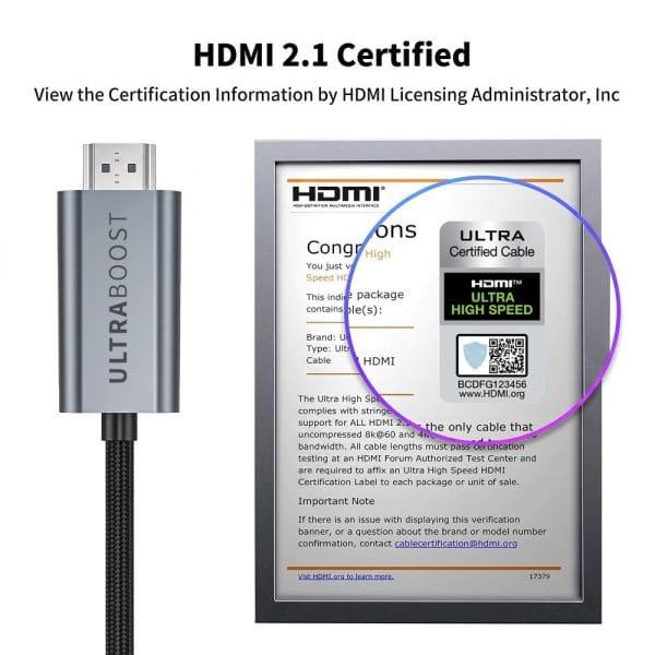 Καλώδιο USB-C σε HDMI 2.1 Tech-Protect UltraBoost 8K 60Hz 3m Iron Grey - Image 5