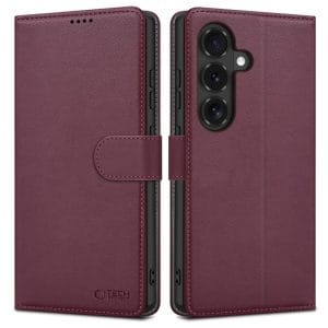 Θήκη Πορτοφόλι Samsung Galaxy S26 FE Tech-Protect Wallet Mulberry