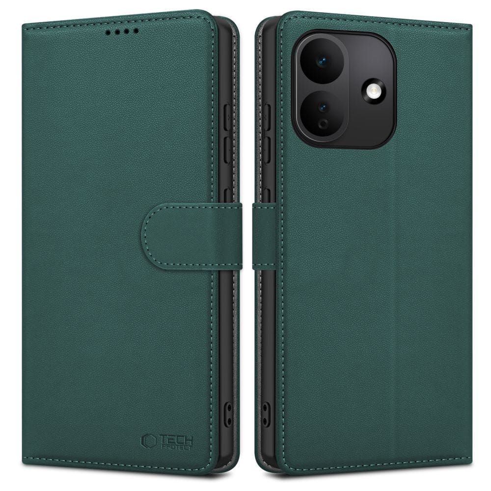 Θήκη Πορτοφόλι Xiaomi Redmi Note 17 Pro 5G Tech-Protect Wallet Green
