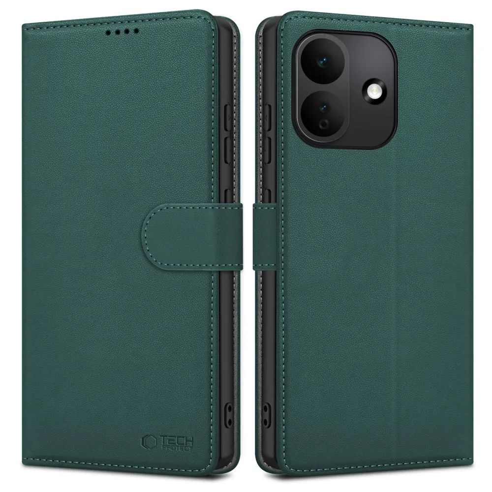 Θήκη Πορτοφόλι Xiaomi Redmi Note 17 Pro 5G Tech-Protect Wallet Green