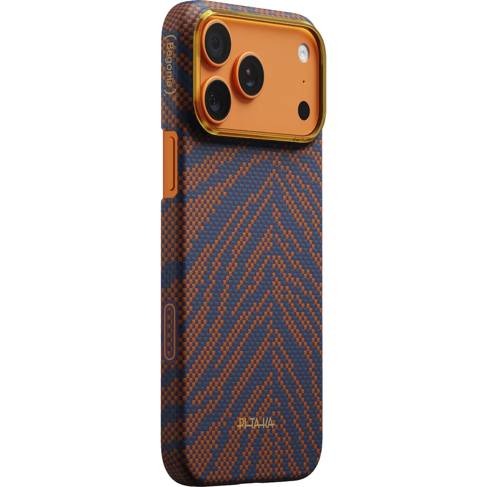 Θήκη iPhone 17 Pro Max PITAKA Edge Breath of Veins MagSafe Burning Orange (BV1701PM)