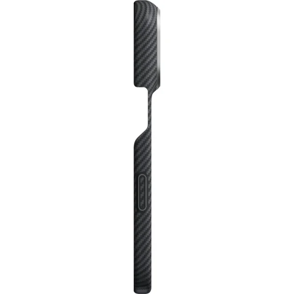 Θήκη iPhone 18 Pro PITAKA Edge MagSafe Black/Grey Twill με PitaTap - Image 5
