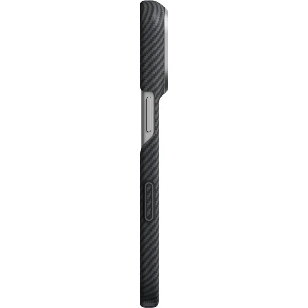 Θήκη iPhone 18 Pro PITAKA Edge MagSafe Black/Grey Twill με PitaTap - Image 9