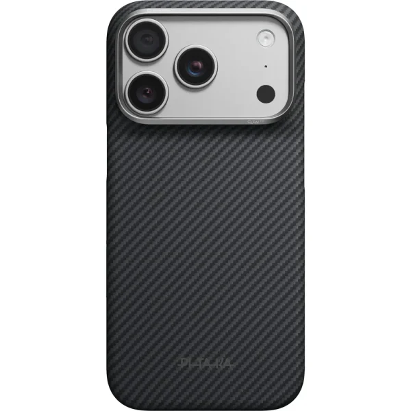 Θήκη iPhone 18 Pro PITAKA Edge MagSafe Black/Grey Twill με PitaTap - Image 10