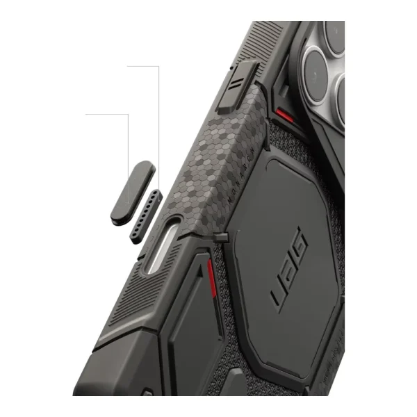 Θήκη iPhone 18 Pro / 17 Pro UAG Monarch Pro MagSafe Kevlar Black - Image 5