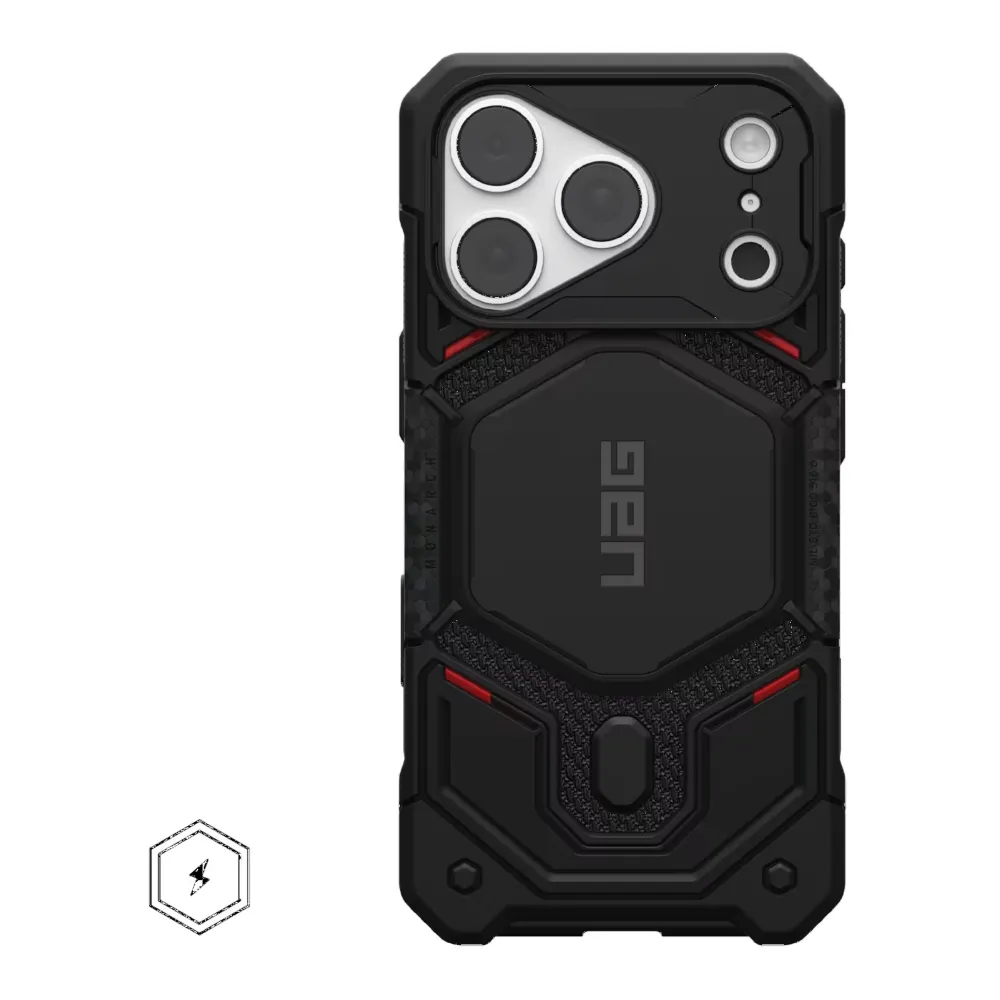 Θήκη iPhone 18 Pro / 17 Pro UAG Monarch Pro MagSafe Kevlar Black 114569113940