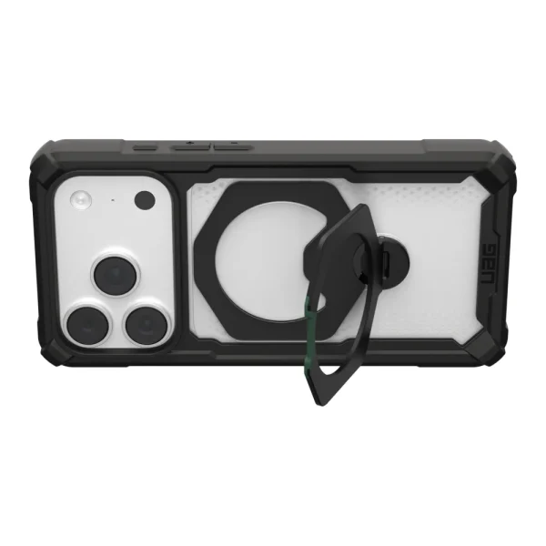 Θήκη iPhone 18 Pro / 17 Pro UAG Plasma XTE 360 MagSafe Black/Clear με Kickstand - Image 5