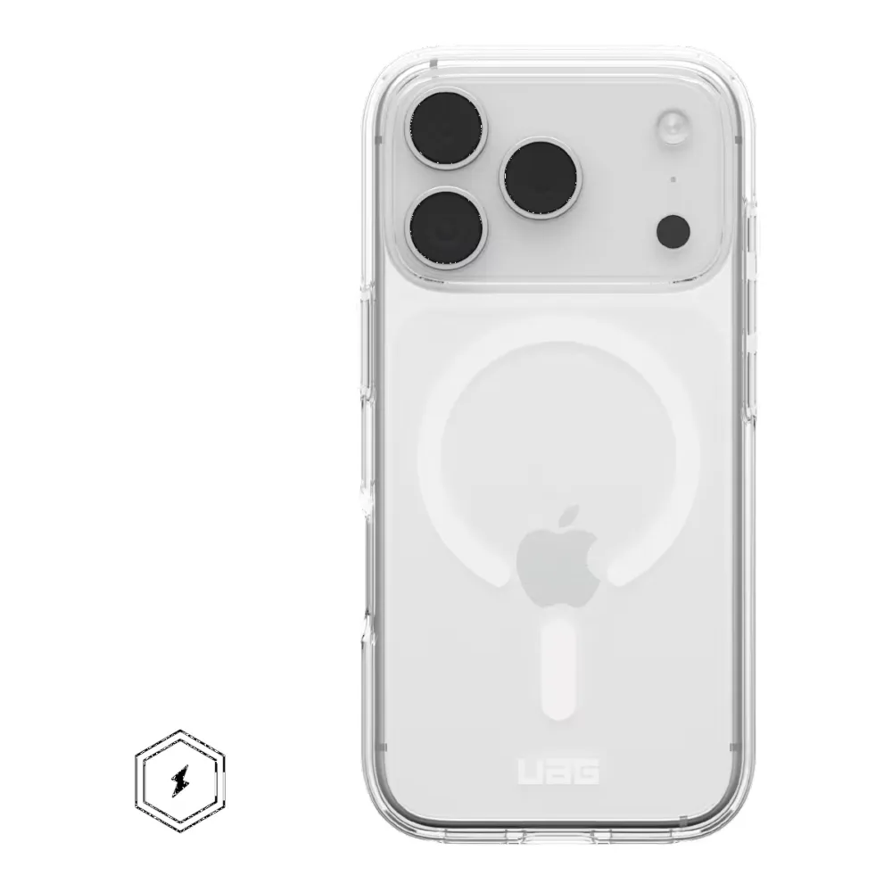 Θήκη iPhone 18 Pro / 17 Pro UAG Scout Clear MagSafe Ice White 114558114341