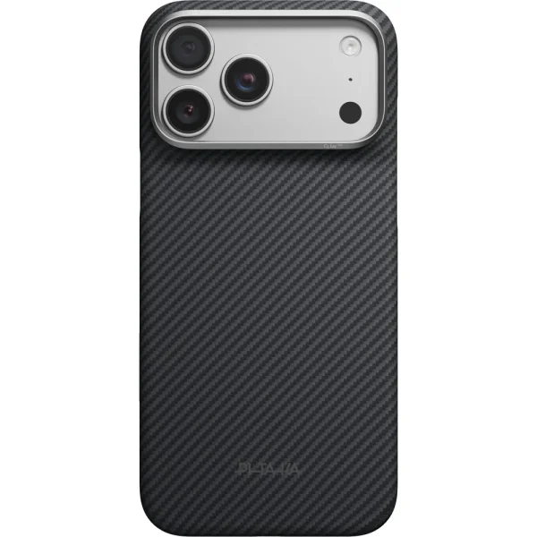 Θήκη iPhone 18 Pro Max PITAKA Edge MagSafe Black/Grey Twill με PitaTap - Image 10