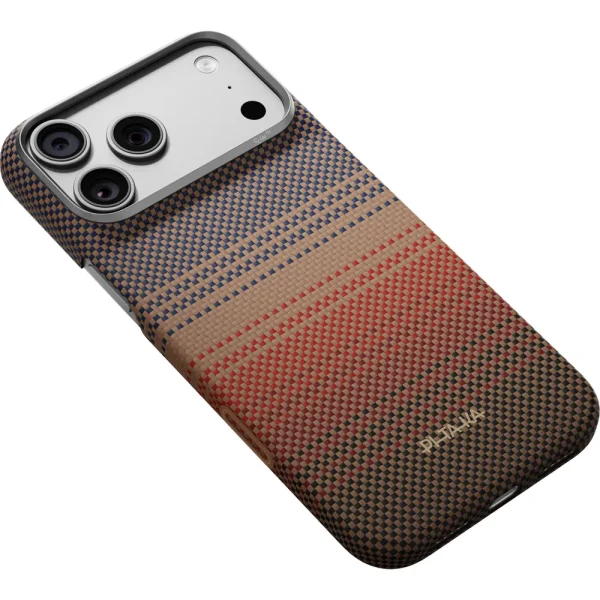 Θήκη iPhone 18 Pro Max PITAKA Edge MagSafe Sunset με PitaTap - Image 5