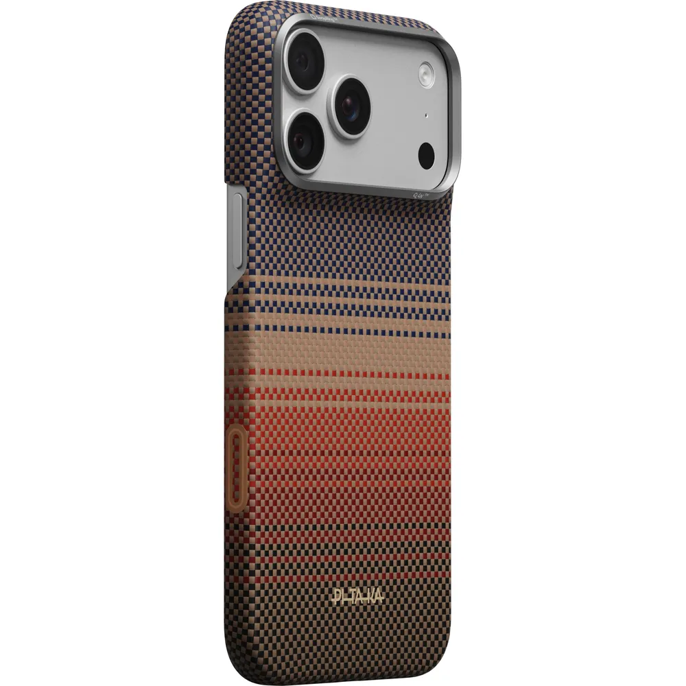 Θήκη iPhone 18 Pro Max PITAKA Edge MagSafe Sunset KI1802PM με PitaTap