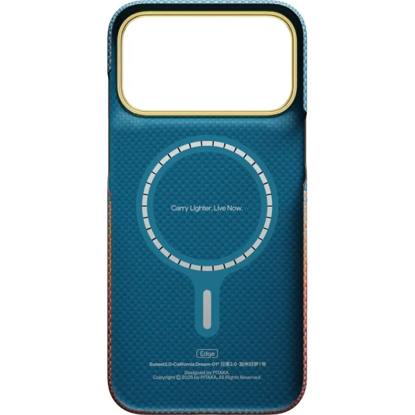 Θήκη iPhone 18 Pro Max PITAKA Edge MagSafe California Dream-01 με PitaTap - Image 5