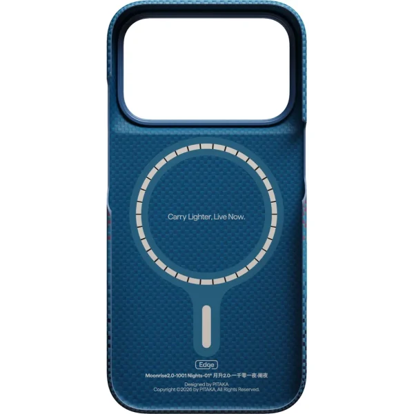 Θήκη iPhone 18 Pro PITAKA Edge MagSafe Moonrise 2.0 με PitaTap - Image 4