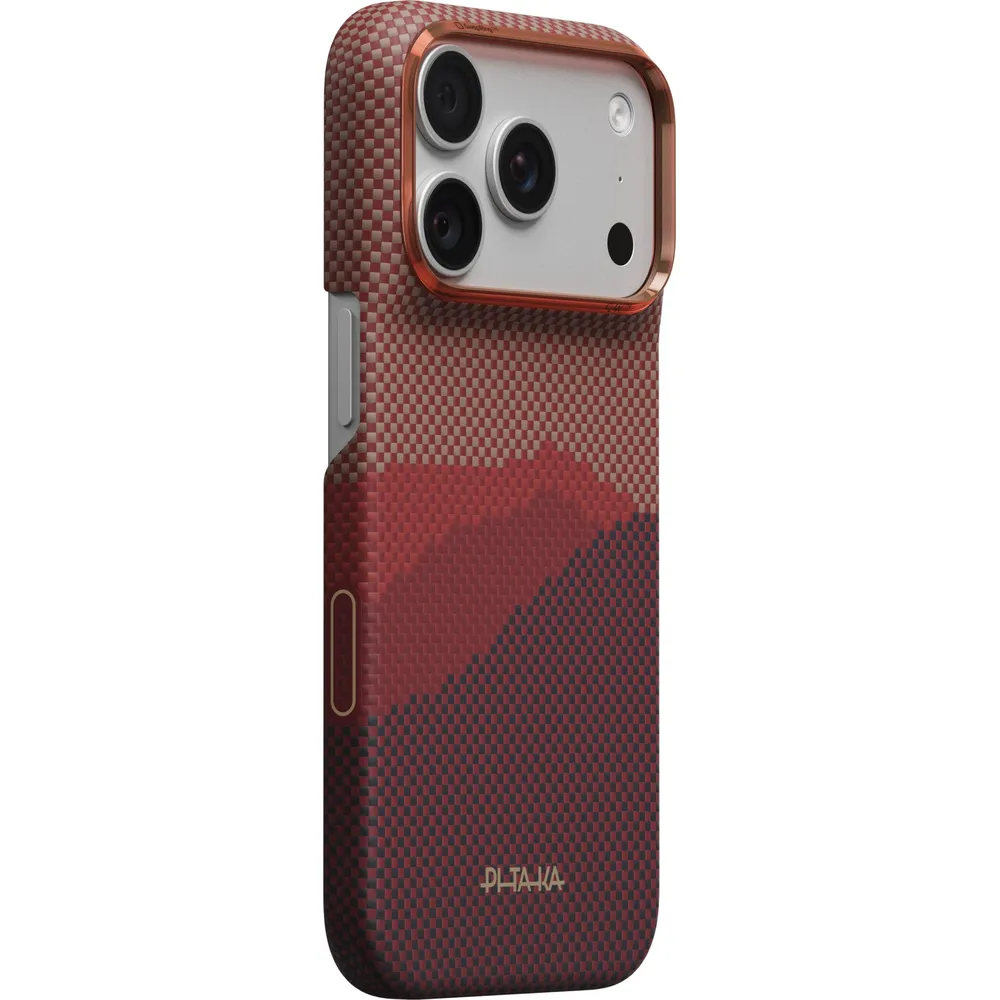 Θήκη iPhone 18 Pro PITAKA Edge MagSafe Over The Horizon 2.0 Autumn Dusk με PitaTap