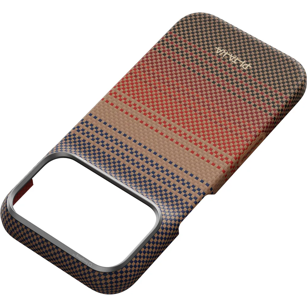 Θήκη iPhone 18 Pro PITAKA Edge MagSafe Sunset με PitaTap - Image 2