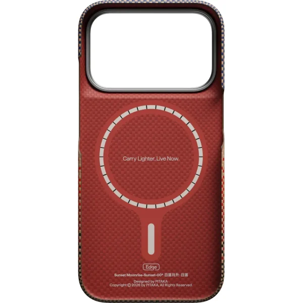 Θήκη iPhone 18 Pro PITAKA Edge MagSafe Sunset με PitaTap - Image 5