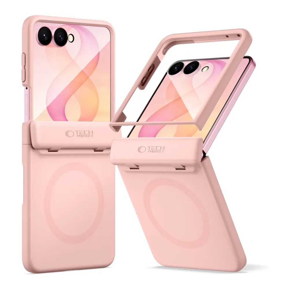 Θήκη Samsung Galaxy Z Flip 8 Tech-Protect Kevlar Aura MagSafe Pink