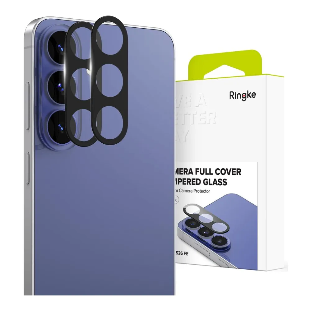 Τζάμι Προστασίας Κάμερας Samsung Galaxy S26 FE Ringke Camera Full Cover 2-Pack Black