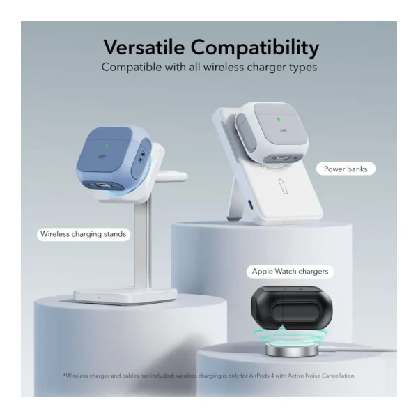 Θήκη Apple AirPods 5 / 4 ESR Orbit HaloLock MagSafe White - Image 5