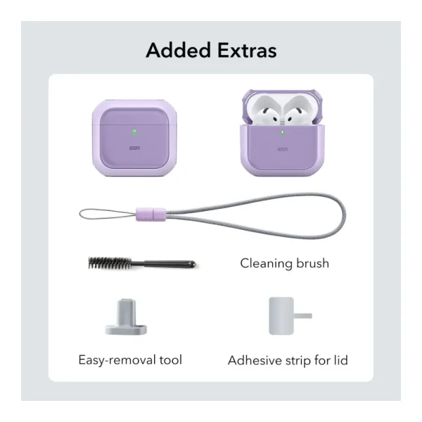 Θήκη Apple AirPods 5 / 4 ESR Orbit HaloLock MagSafe Purple - Image 8