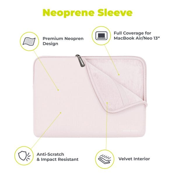 Mobile Origin Neopren Sleeve MacBook Air/Neo 13" Pink