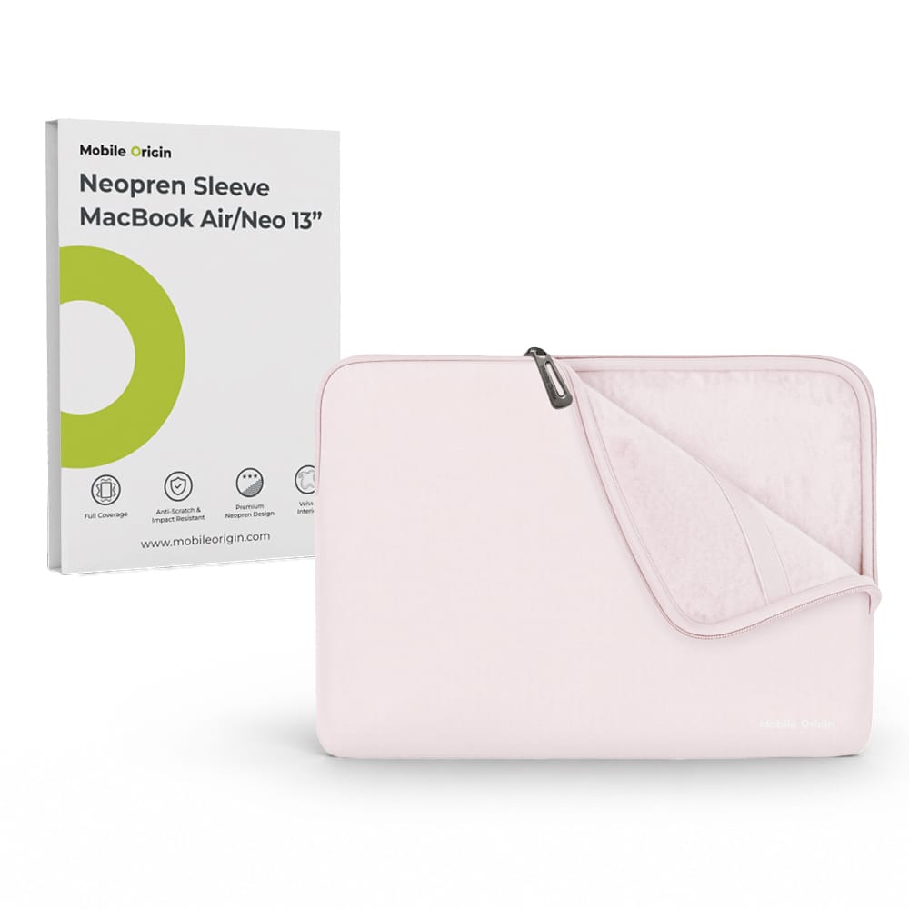 Θήκη μεταφοράς MacBook Air / Neo 13″ Mobile Origin Neoprene Sleeve Pink