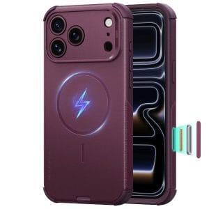 Θήκη iPhone 18 Pro / 17 Pro ESR Cyber Tough MagSafe Deep Burgundy