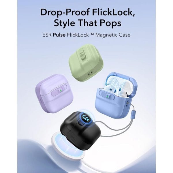 Θήκη AirPods 5 / 4 ESR Pulse HaloLock MagSafe Light Blue - Image 8