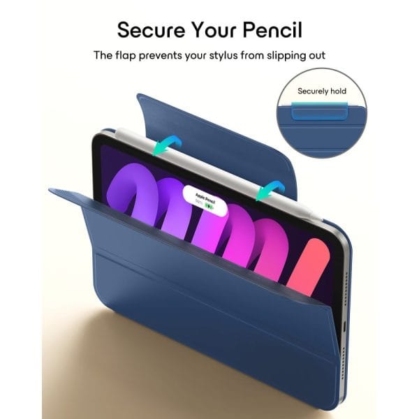 Θήκη iPad Mini 8 2026 ESR Rebound Magnetic Navy Blue - Image 7