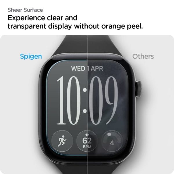 Μεμβράνη Προστασίας Apple Watch 12 42mm Spigen EliteShield EZ Fit 2-Pack Clear (AFL12329) - Image 10