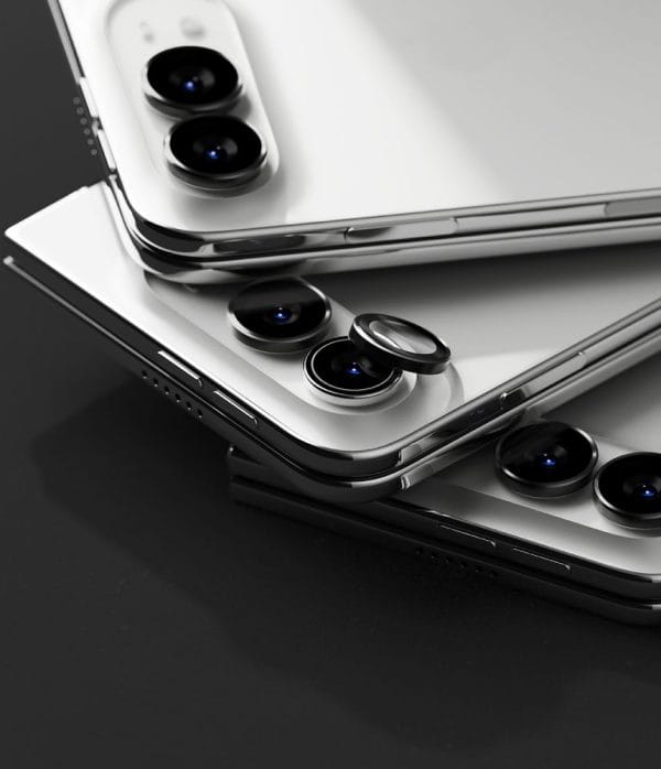 Τζάμι Προστασίας Κάμερας iPhone Duo Ringke Camera Frame 2-Pack Black - Image 5