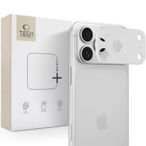 Τζάμι Προστασίας Κάμερας iPhone 18 Pro Tech-Protect CamAlloy Fit+ Silver