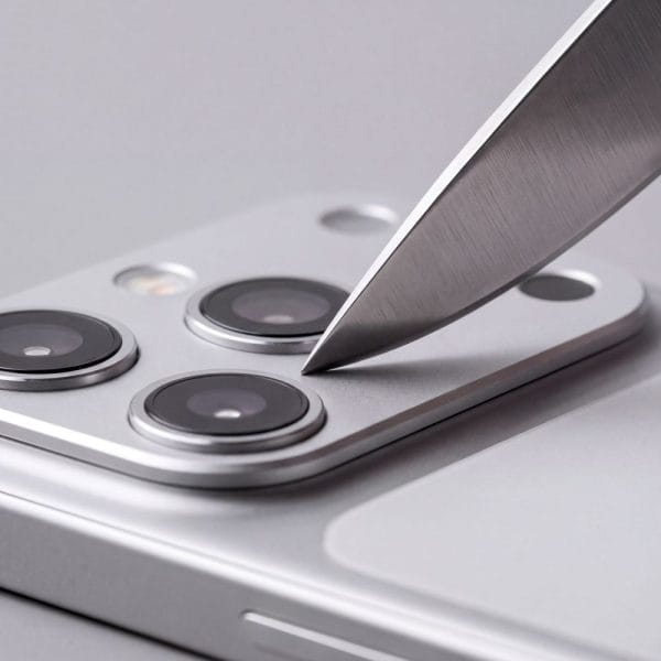 Τζάμι Προστασίας Κάμερας iPhone 18 Pro Tech-Protect CamAlloy Fit+ Silver - Image 5