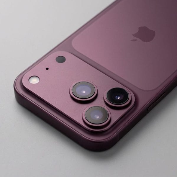 Τζάμι Προστασίας Κάμερας iPhone 18 Pro Tech-Protect Camfull Fit+ Burgundy - Image 6